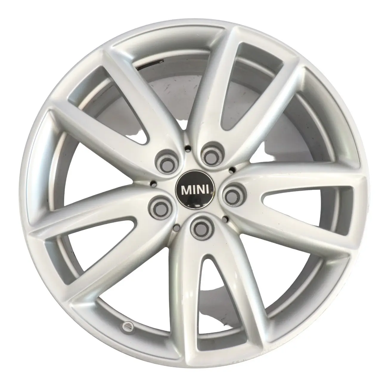 Mini F54 Argento Cerchio in lega 18" 8J ET:57 JCW Grip Spoke 6856049