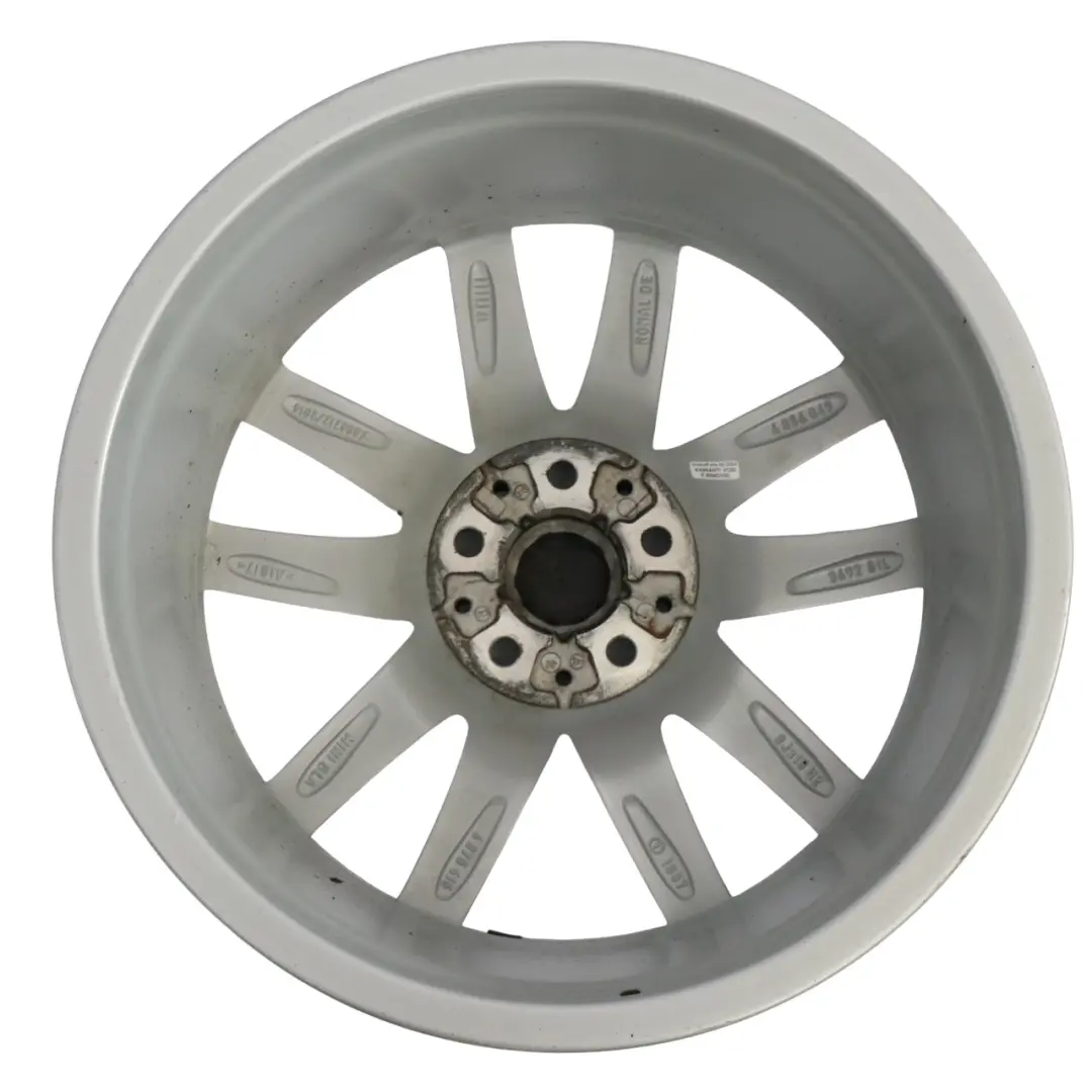 Mini F54 Silver Wheel Alloy Rim 18" 8J ET:57 JCW Grip Spoke - SKU 6856049-2 - Part number 6856049