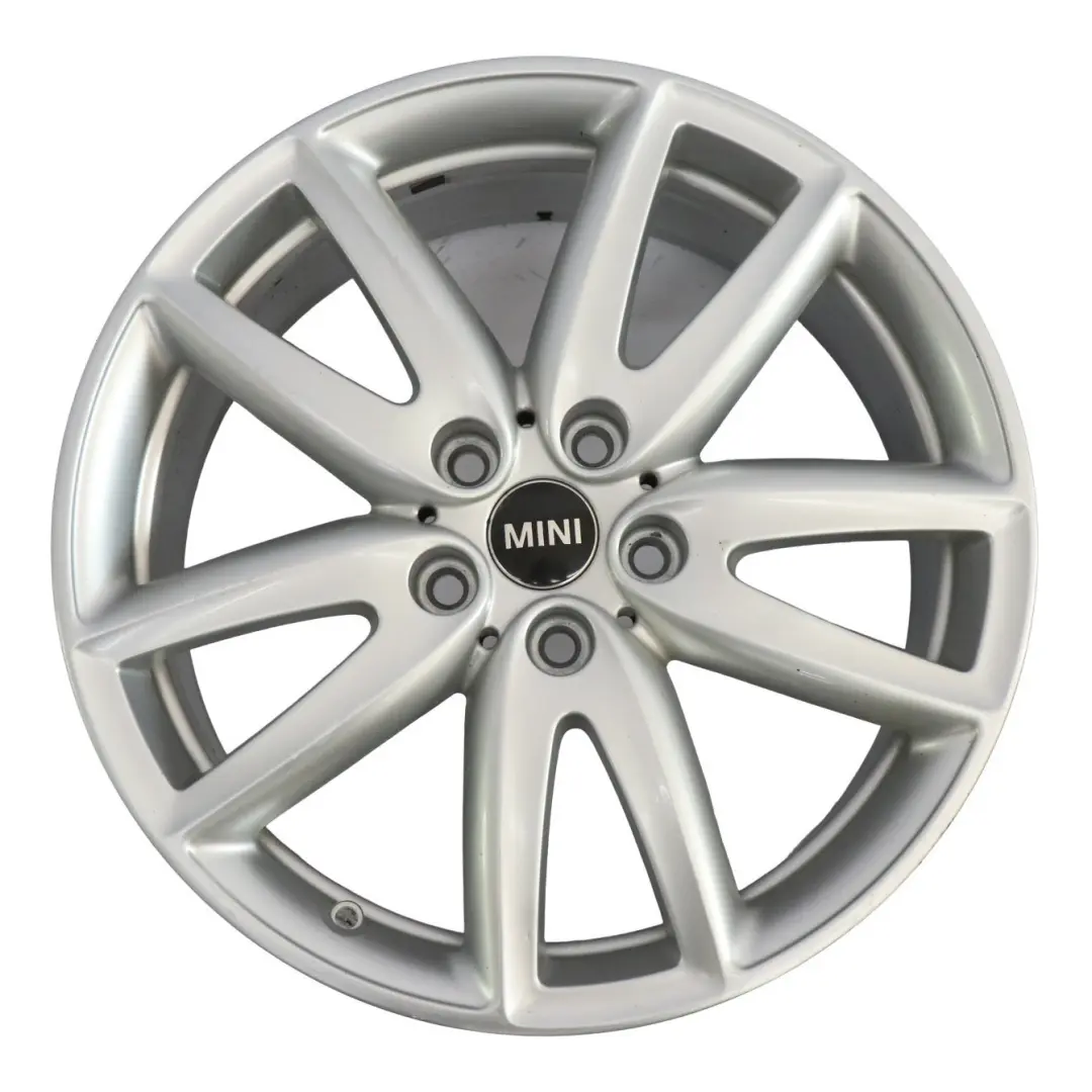 Mini F54 Argento Cerchio in lega 18" 8J ET:57 JCW Grip Spoke - SKU 6856049-2 - Numero di parte 6856049