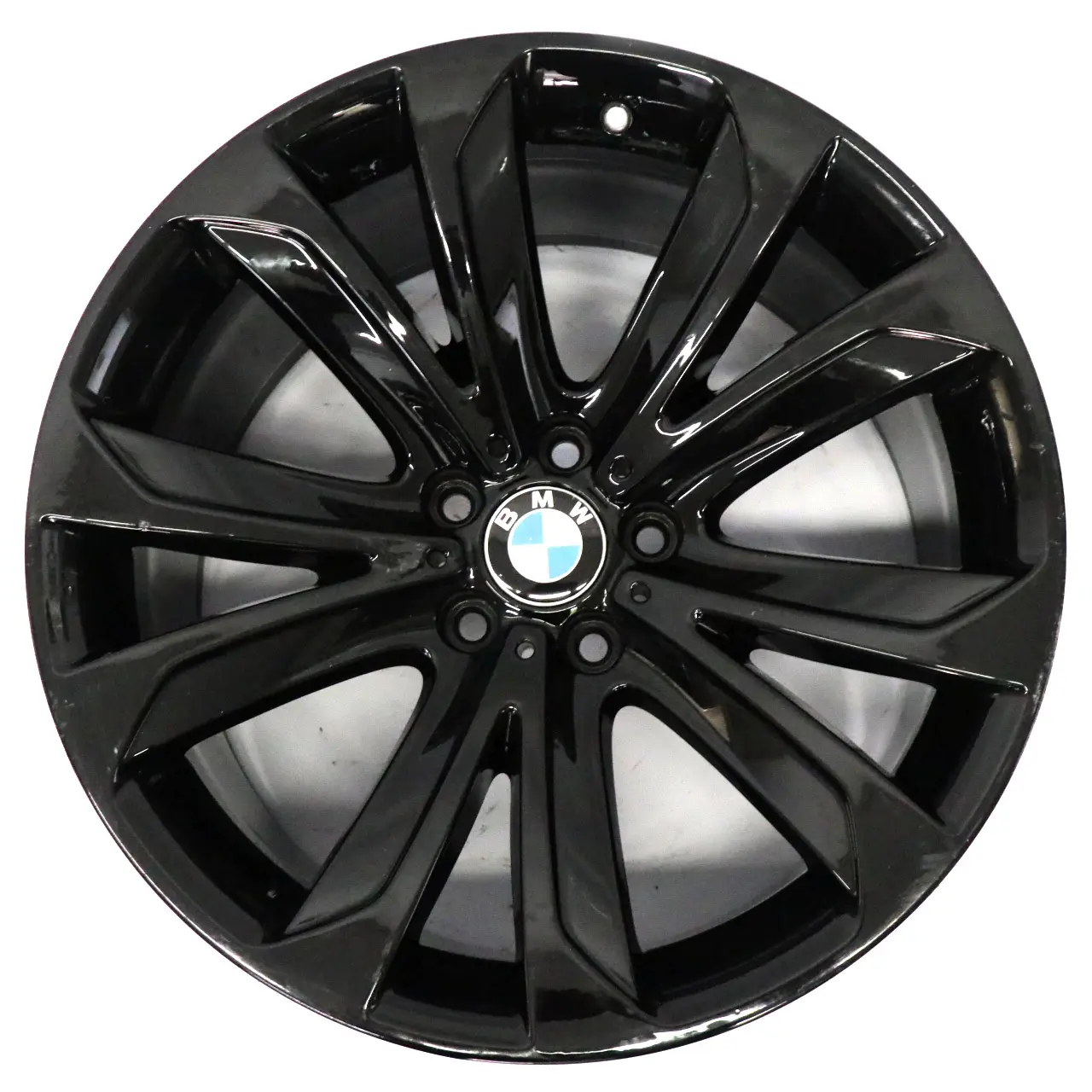 BMW F15 F16 Cerchio in lega nero 20" 11J ET:37 Star Spoke 491 6858528