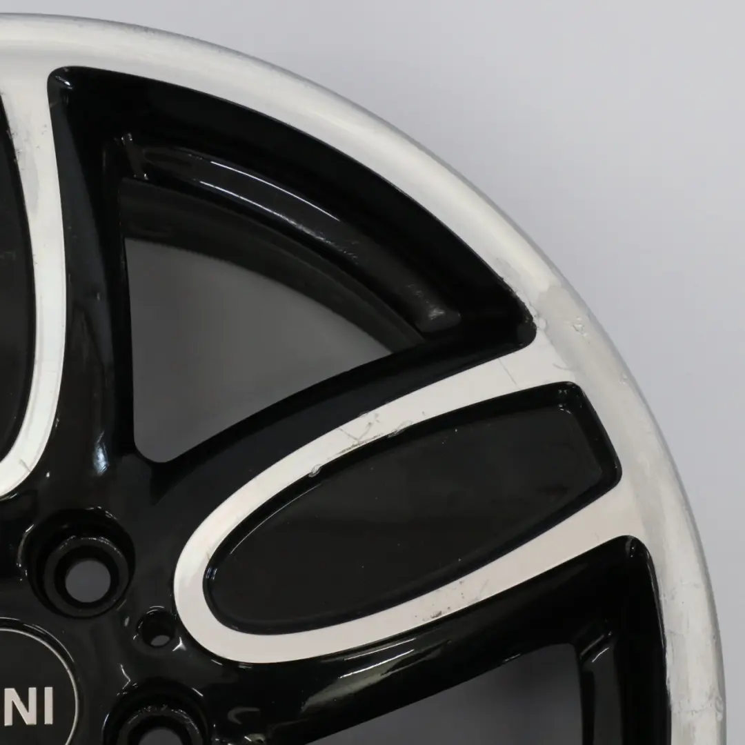 Alloy Rim 18" 8J ET:57 Cup Spoke 2-Tone to Mini F55 F56 F57 Black Wheel with Part number 6858900 Mini F55 F56 F57 Black Wheel Alloy Rim 18" 8J ET:57 Cup Spoke 2-Tone - SKU 6858900-3 - Part number 6858900