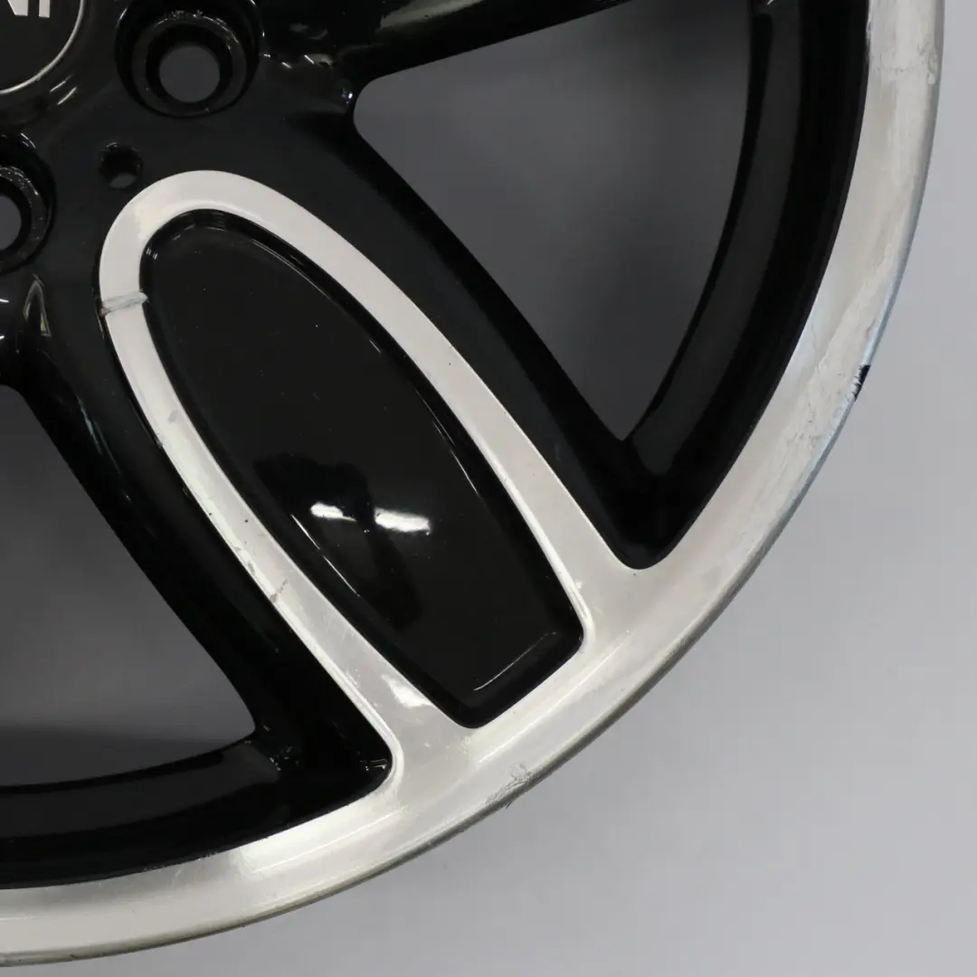 Alloy Rim 18" 8J ET:57 Cup Spoke 2-Tone to Mini F55 F56 F57 Black Wheel with Part number 6858900 Mini F55 F56 F57 Black Wheel Alloy Rim 18" 8J ET:57 Cup Spoke 2-Tone - SKU 6858900-3 - Part number 6858900