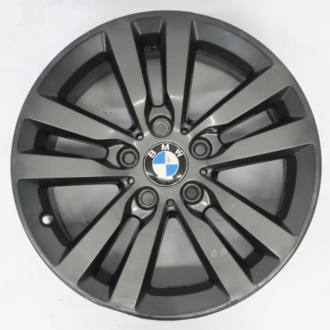 BMW F20 F21 F22 F23 Ferricgrey Wheel Alloy Rim 17" Double Spoke 655 ET:43 7,5J - SKU 6866303-3 - Part number 6866303