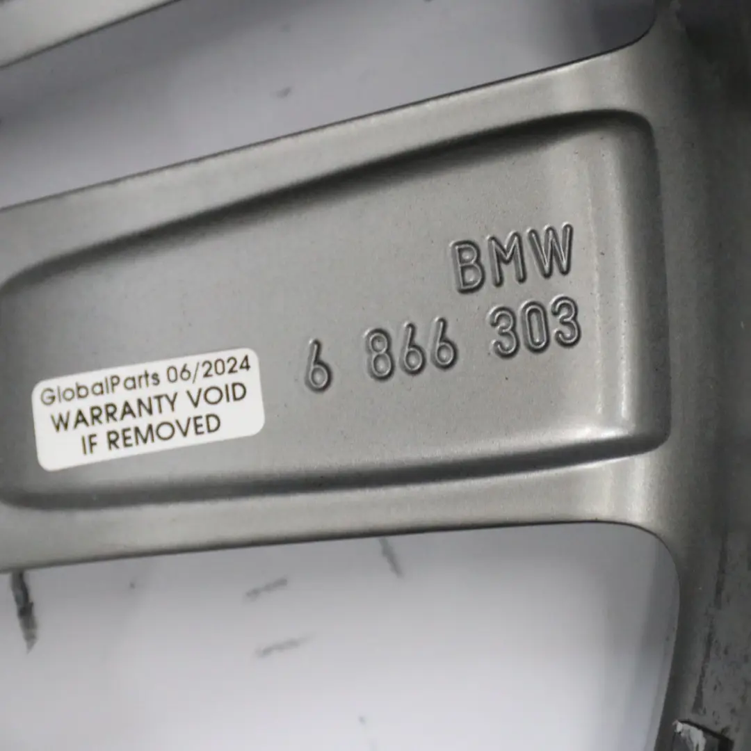 Ferricgrey Wheel Alloy Rim 17" Double Spoke 655 ET:43 7,5J to BMW F20 F21 F22 F23 with Part number 6866303 BMW F20 F21 F22 F23 Ferricgrey Wheel Alloy Rim 17" Double Spoke 655 ET:43 7,5J - SKU 6866303-3 - Part number 6866303