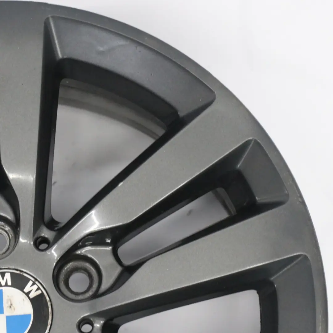 BMW F20 F21 F22 F23 Ferricgrey Wheel Alloy Rim 17" Double Spoke 655 ET:43 7,5J - SKU 6866303-3 - Part number 6866303