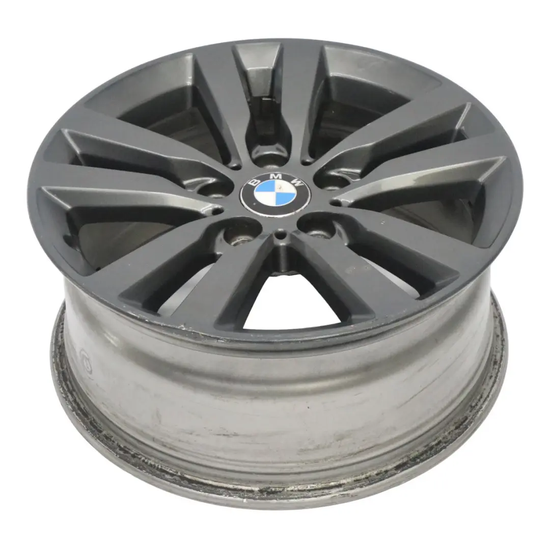 Ferricgrey Wheel Alloy Rim 17" Double Spoke 655 ET:43 7,5J to BMW F20 F21 F22 F23 with Part number 6866303 BMW F20 F21 F22 F23 Ferricgrey Wheel Alloy Rim 17" Double Spoke 655 ET:43 7,5J - SKU 6866303-3 - Part number 6866303