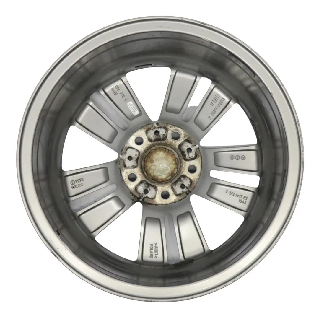 BMW F20 F21 F22 F23 Ferricgrey Wheel Alloy Rim 17" Double Spoke 655 ET:43 7,5J - SKU 6866303-3 - Part number 6866303