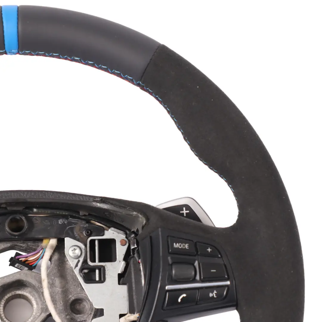 Steering Wheel BMW F10 F11 F12 NEW Black Leather Alcantara Paddle Shift Sport - SKU 6867280-2 - Part number 6867280