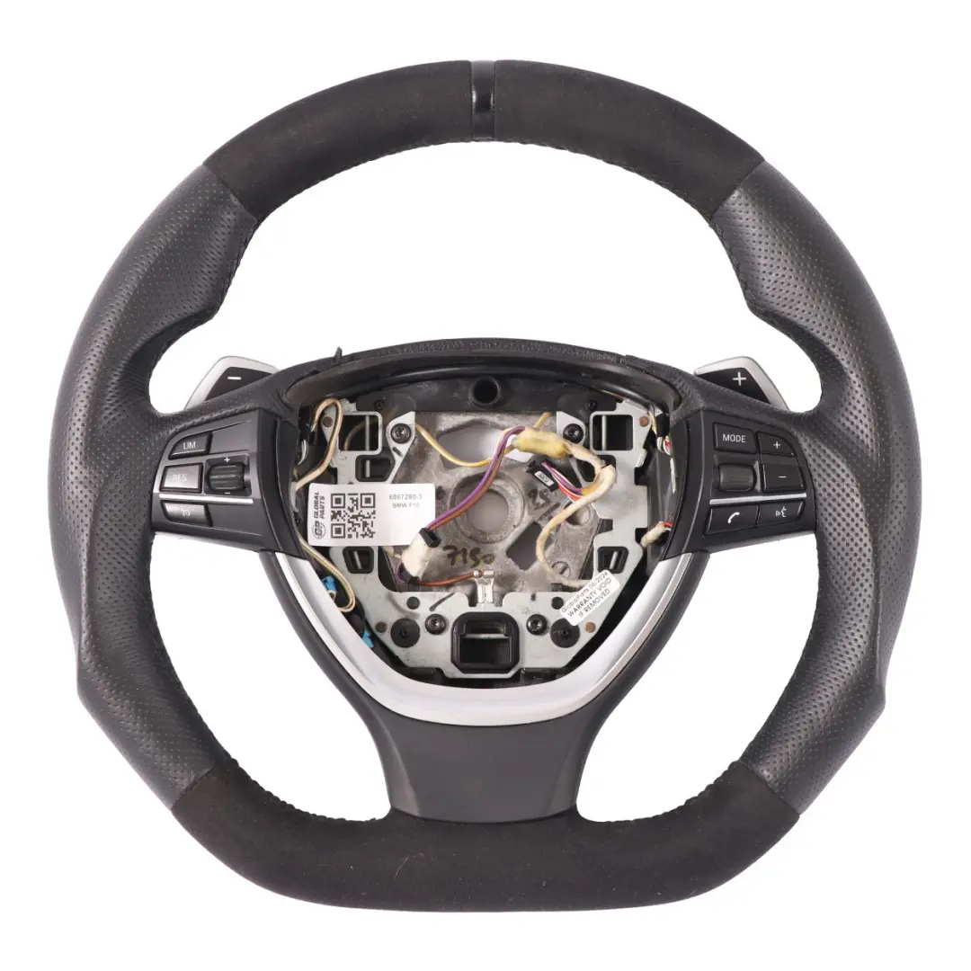  Volant Sport BMW F10 F11 F12 NEW Cuir Noir Alcantara Palettes Changement Vitesse - SKU 6867280-3 - Numéro de pièce 6867280