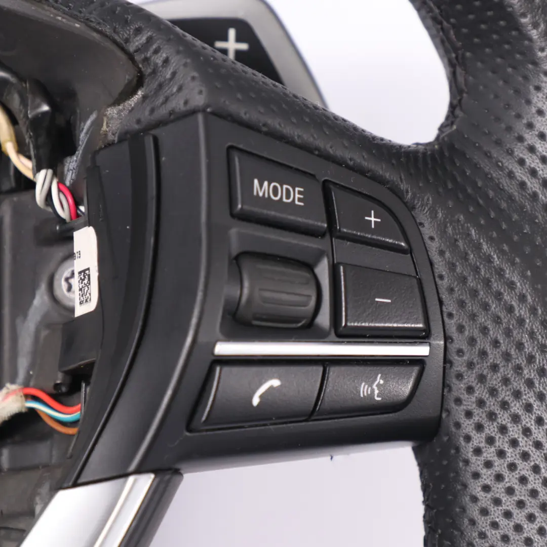 Sport Lenkrad BMW F10 F11 F12 F01 F07 NEU Schwarz Leder Alcantara Schalt Wippen - SKU 6867280-3 - Teilenummer 6867280
