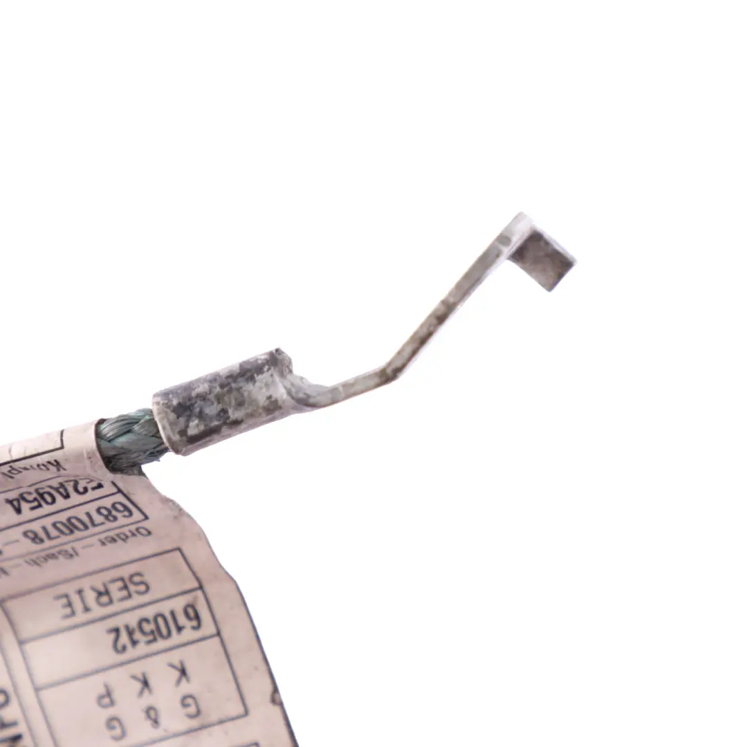 Earth Ground Cable BMW G20 G21 G30 G31 G11 Line Strap Battery Lead to with Part number 6870078 Earth Ground Cable BMW G20 G21 G30 G31 G11 Line Strap Battery Lead - SKU 6870078 - Part number 6870078