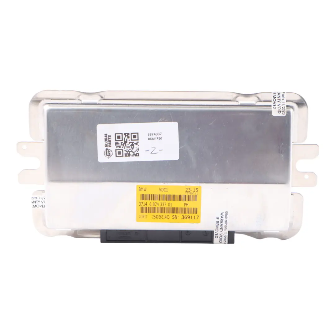 Moduł Sterujący Zawieszeniem Tylnym VDC M Sport do BMW F10 F20 F30 o numerze 6874337 BMW F10 F20 F30 Moduł Sterujący Zawieszeniem Tylnym VDC M Sport - SKU 6874337 - Numer Części 6874337