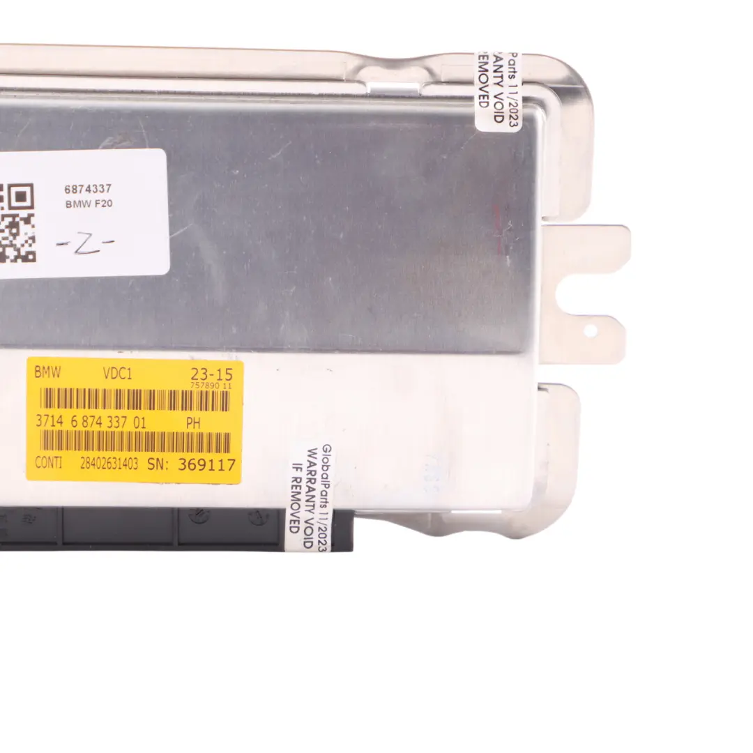 BMW F10 F20 F30 Module Commande Suspension Arrière M Sport VDC - SKU 6874337 - Numéro de pièce 6874337