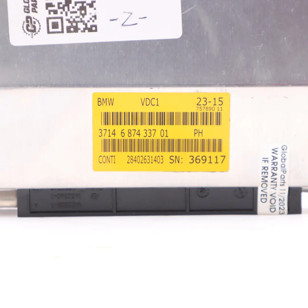 BMW F10 F20 F30 VDC Heck M Sportfahrwerk Steuergerät Modul - SKU 6874337 - Teilenummer 6874337