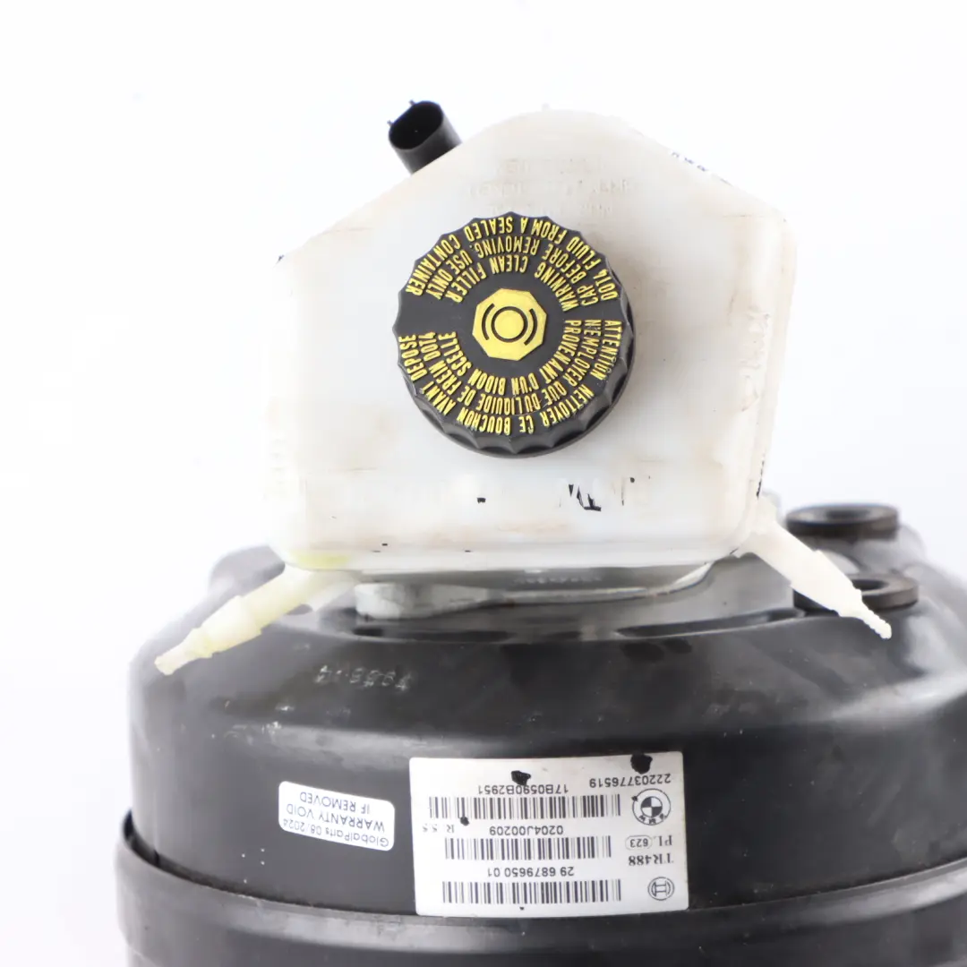 Brake Servo Unit BMW F30 LCI 330e Brake Master Cylinder Hybrid to with Part number 6879650 Brake Servo Unit BMW F30 LCI 330e Brake Master Cylinder Hybrid - SKU 6879650 - Part number 6879650