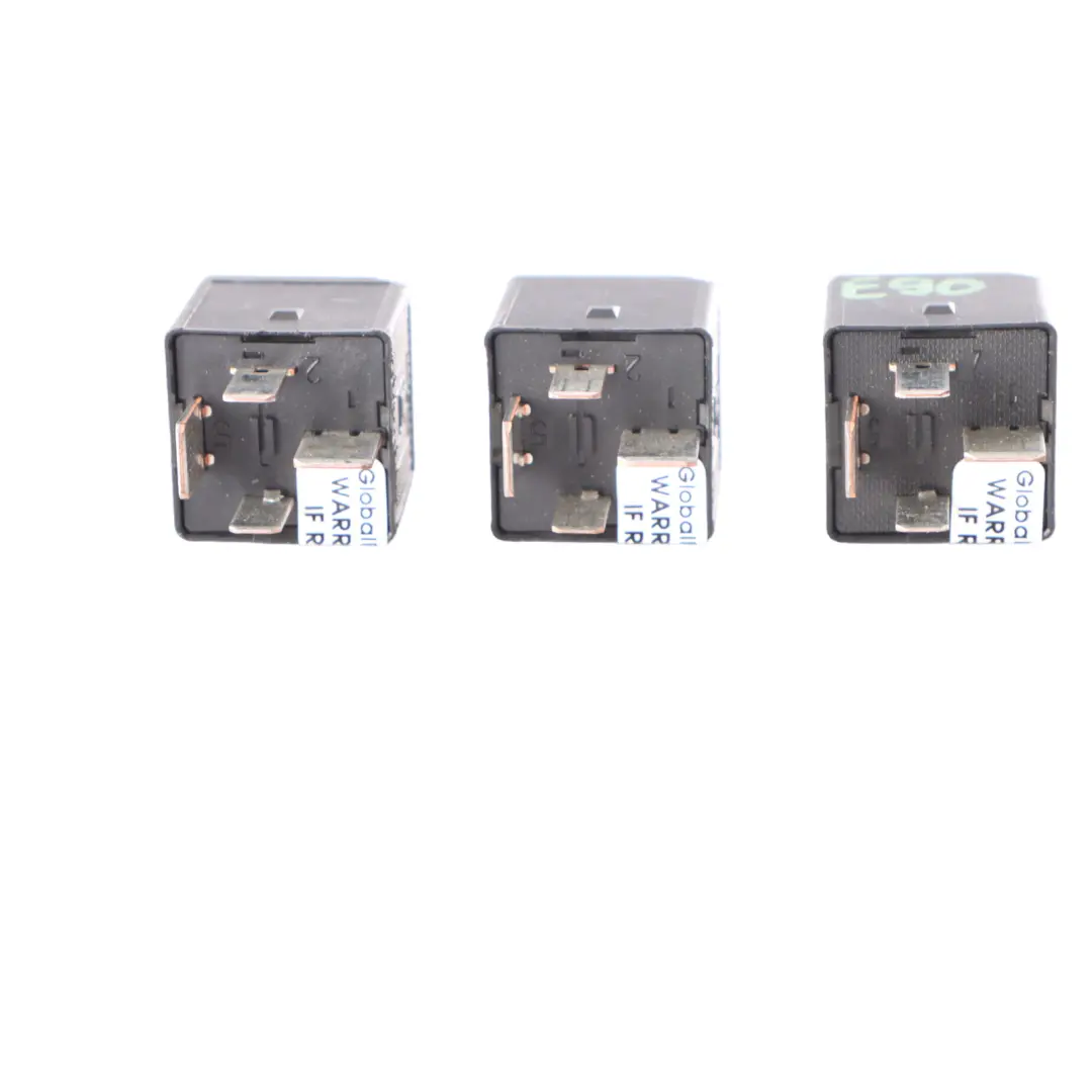  3X Relay BMW E60 E87 E90 F10 F30 4 Pin Tyco Set Black - SKU 6901469-2 - Part number 6901469
