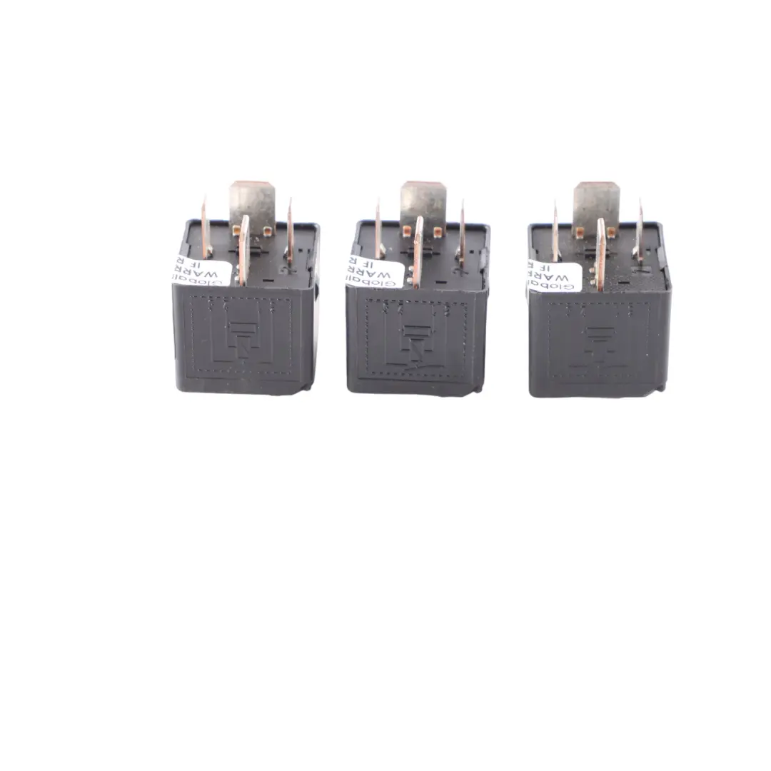 3X Relay BMW E60 E87 E90 F10 F30 4 Pin Tyco Set Black to with Part number 6901469 3X Relay BMW E60 E87 E90 F10 F30 4 Pin Tyco Set Black - SKU 6901469-2 - Part number 6901469