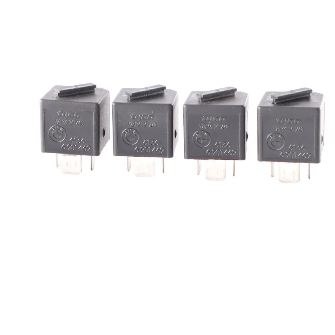 Relay BMW E60 E87 E90 F10 F30 4 Pin Tyco Set Black - SKU 6901469-3 - Part number 6901469