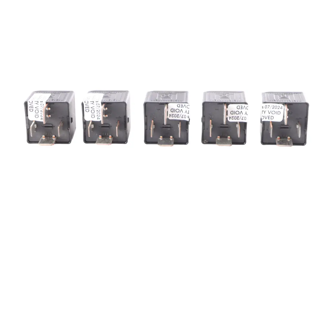 BMW E60 E87 E90 F10 F30 Zestaw 5 Przekaźników 4 Pin Tyco Set Black - SKU 6901469-4 - Numer Części 6901469