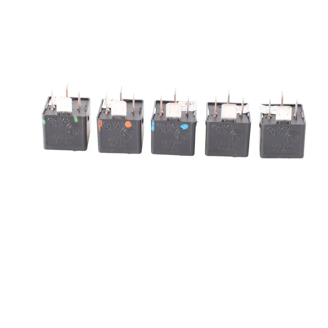 BMW E60 E87 E90 F10 F30 Zestaw 5 Przekaźników 4 Pin Tyco Set Black - SKU 6901469-4 - Numer Części 6901469