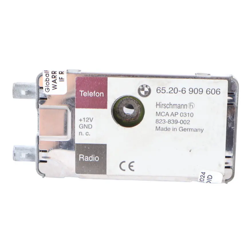 Aerial Base Roof Antenna AM FM Receiver Unit to BMW E46 Convertible with Part number 6909606 BMW E46 Convertible Aerial Base Roof Antenna AM FM Receiver Unit - SKU 6909606-1 - Part number 6909606