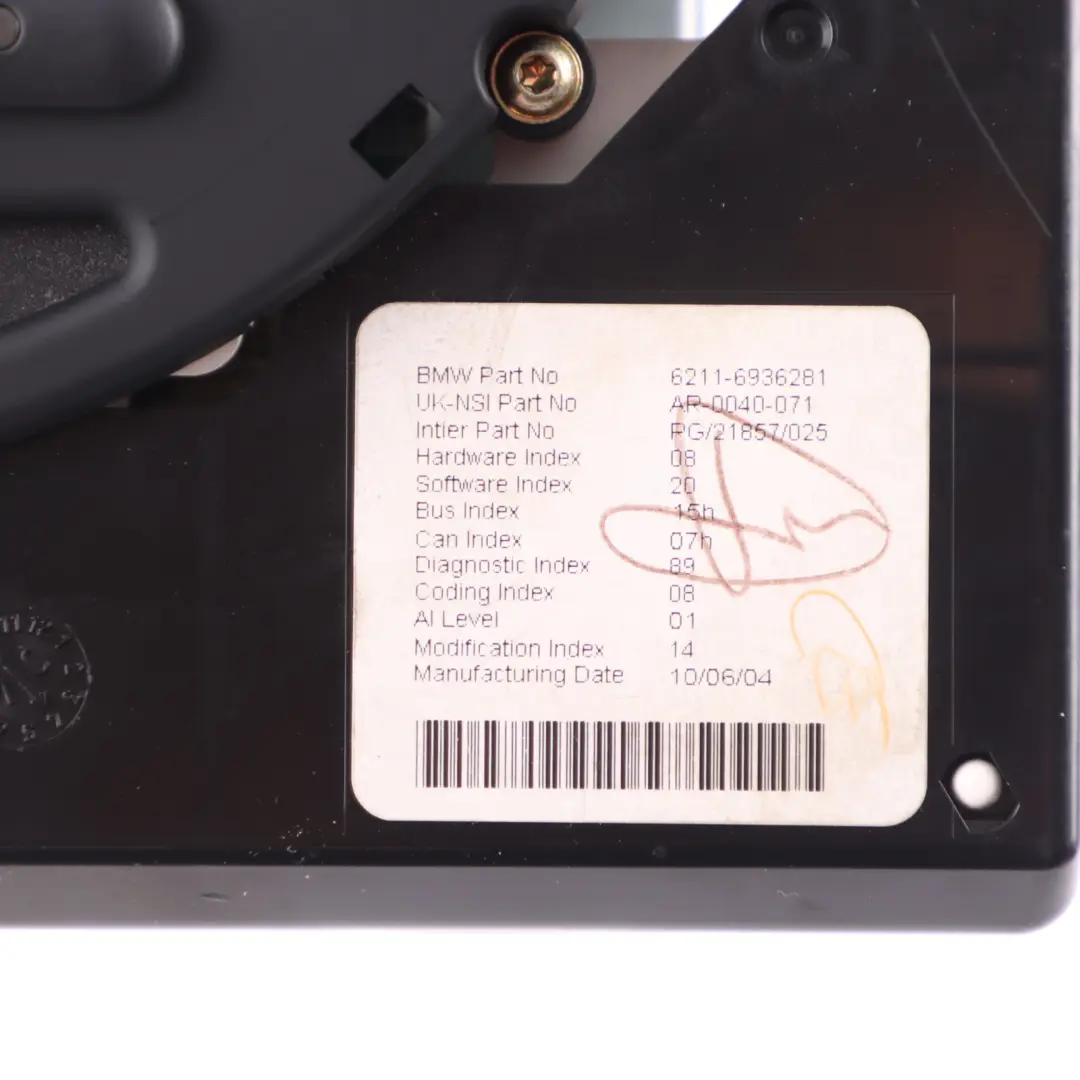 Sat Nav GPS Satellite Navigation Dashboard Display Head Unit to Mini R50 R52 with Part number 6936281 Mini R50 R52 Sat Nav GPS Satellite Navigation Dashboard Display Head Unit - SKU 6936281-1 - Part number 6936281