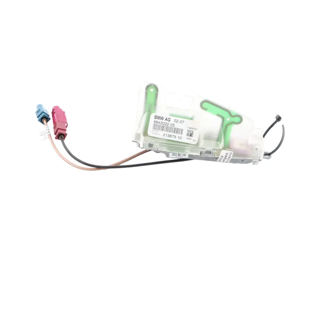 Antenna Shark BMW E60 E61 LCI E67 Roof Aeriel Receiver Amplifier Module to with Part number 6943022 Antenna Shark BMW E60 E61 LCI E67 Roof Aeriel Receiver Amplifier Module - SKU 6943022 - Part number 6943022
