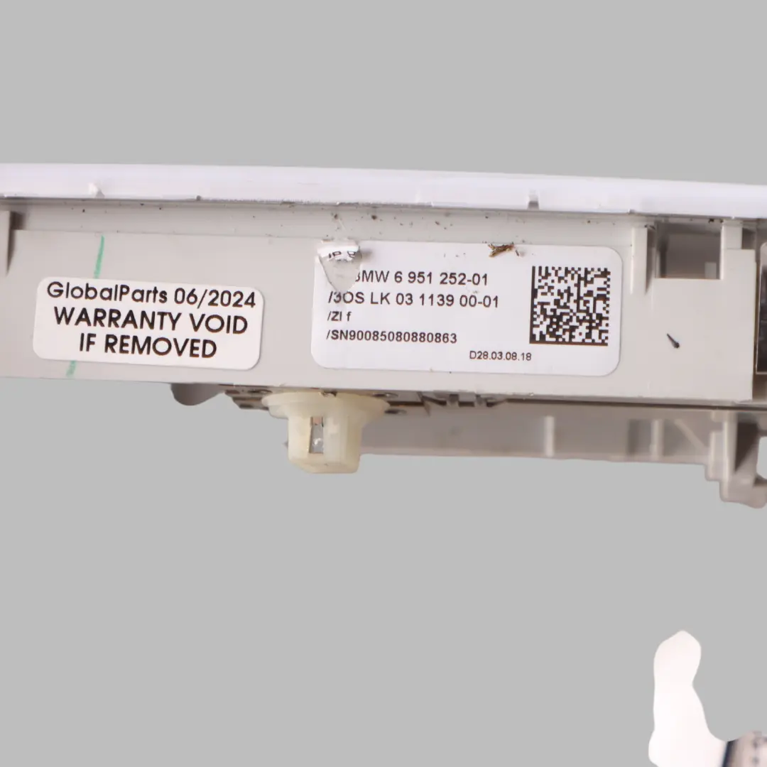 Roof Light Rear Reading Lamp Interior Switch to BMW E81 with Part number 6951252 BMW E81 Roof Light Rear Reading Lamp Interior Switch - SKU 6951252 - Part number 6951252