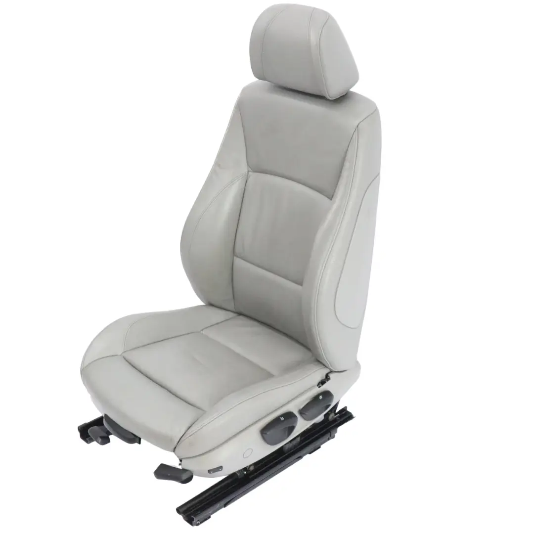  Front Seat BMW E90 E91 M Sport Heated Grey Leather Dakota Left N/S Interior - SKU 6956397-3 - Part number 6956397