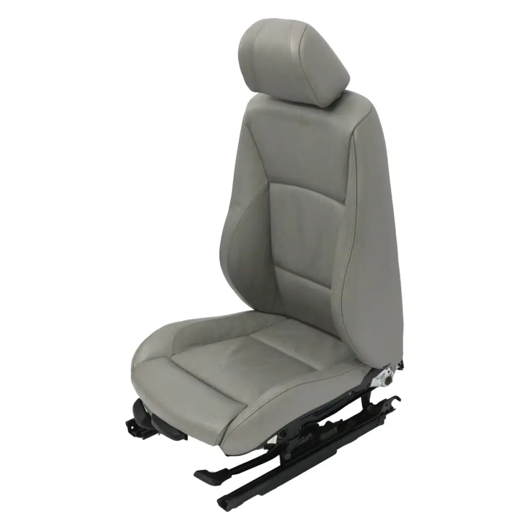 Fotel Przedni Prawy M Sport Podgrzewany Szary Skóra Dakota do BMW E90 E91 o numerze 6956398 BMW E90 E91 Fotel Przedni Prawy M Sport Podgrzewany Szary Skóra Dakota - SKU 6956398-1 - Numer Części 6956398