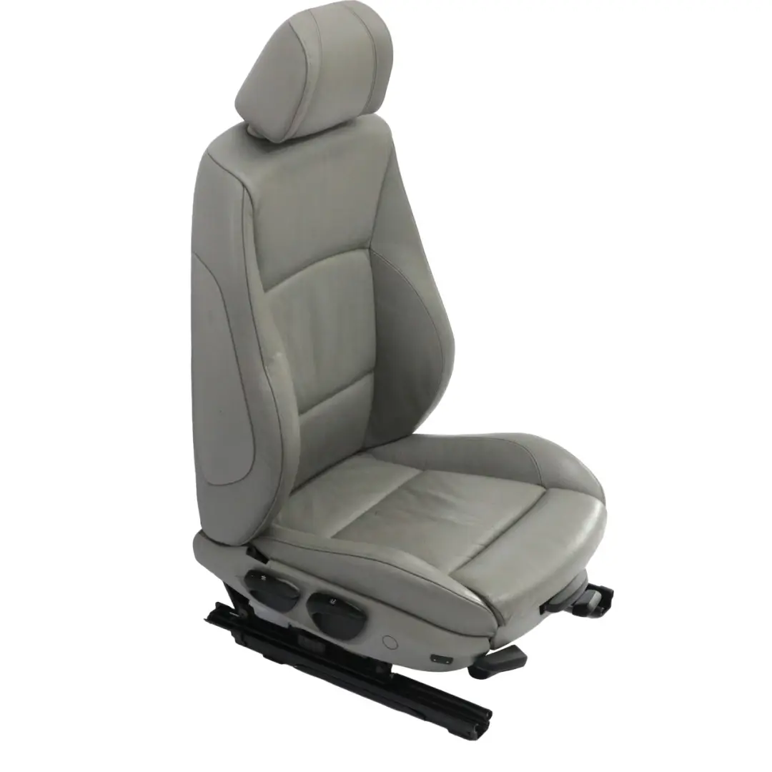 Fotel Przedni Prawy M Sport Podgrzewany Szary Skóra Dakota do BMW E90 E91 o numerze 6956398 BMW E90 E91 Fotel Przedni Prawy M Sport Podgrzewany Szary Skóra Dakota - SKU 6956398-1 - Numer Części 6956398