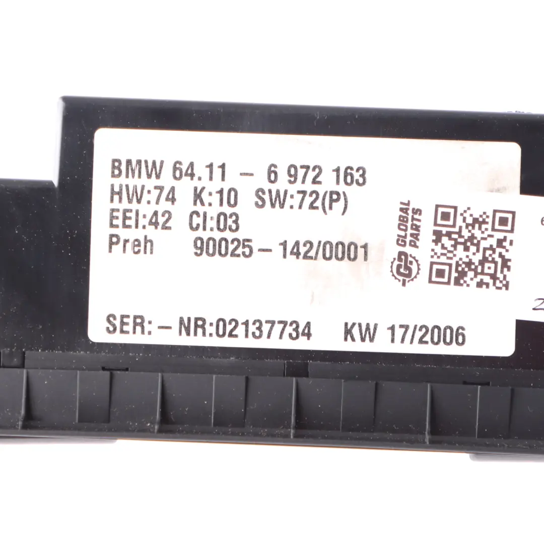 BMW X5 Series E53 Automatic A/C Air Conditioning Control Switches - SKU 6972163-1 - Part number 6972163