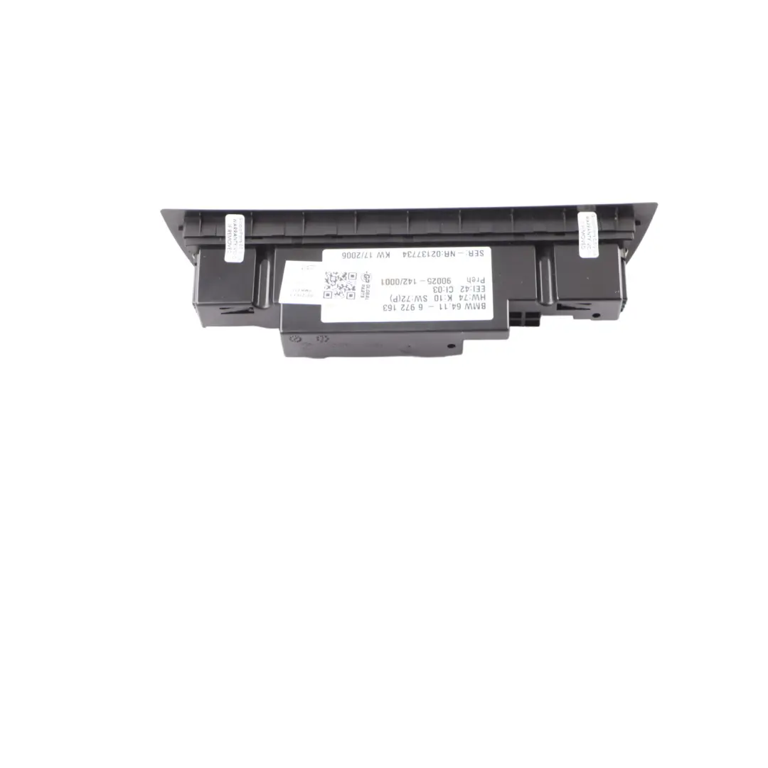 BMW X5 Series E53 Automatic A/C Air Conditioning Control Switches - SKU 6972163-1 - Part number 6972163