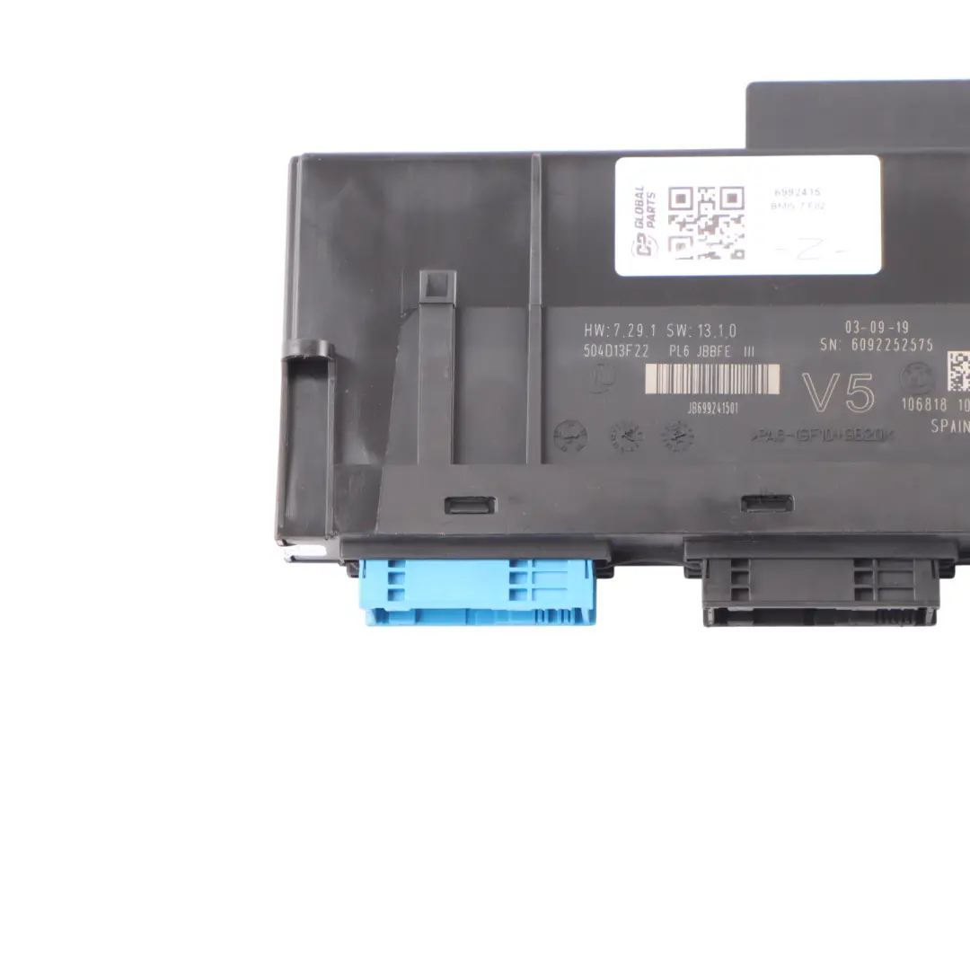 ECU Módulo Control Cuerpo Caja Conexiones JBBFEIIIR LP para BMW 7 F02 con número de pieza 6992415 BMW 7 F02 ECU Módulo Control Cuerpo Caja Conexiones JBBFEIIIR LP - SKU 6992415 - Número de pieza 6992415