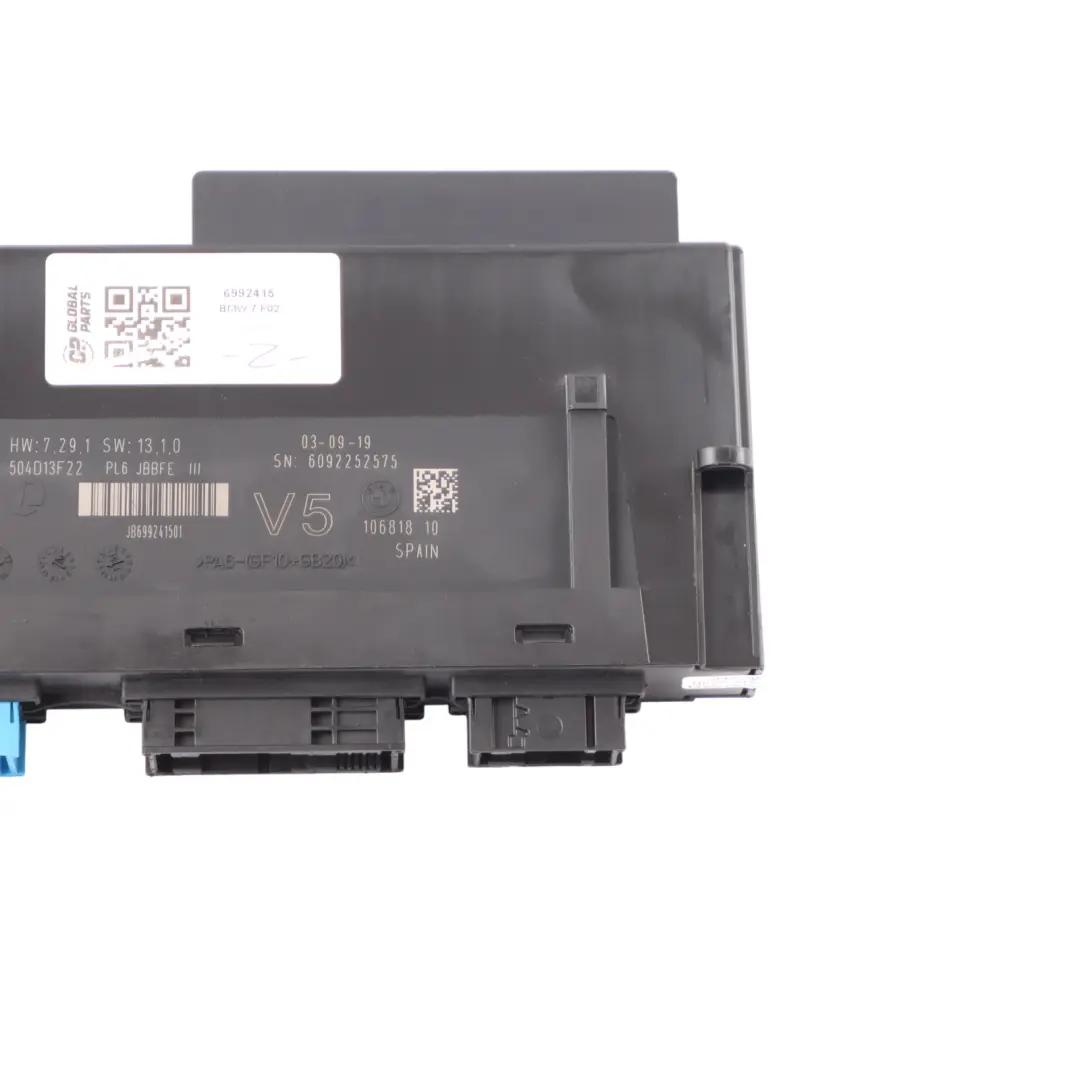 BMW 7 F02 ECU Corpo Modulo Controllo Scatola Giunzione JBBFEIIIR LP - SKU 6992415 - Numero di parte 6992415