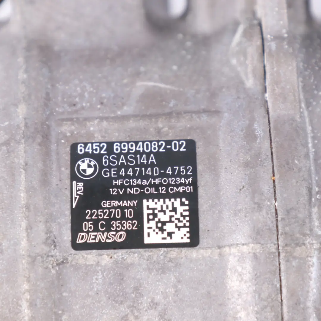  Compresor BMW X3 G01 G20 G21 Unidad Compresor Aire Acondicionado A/C - SKU 6994082-1 - Número de pieza 6994082