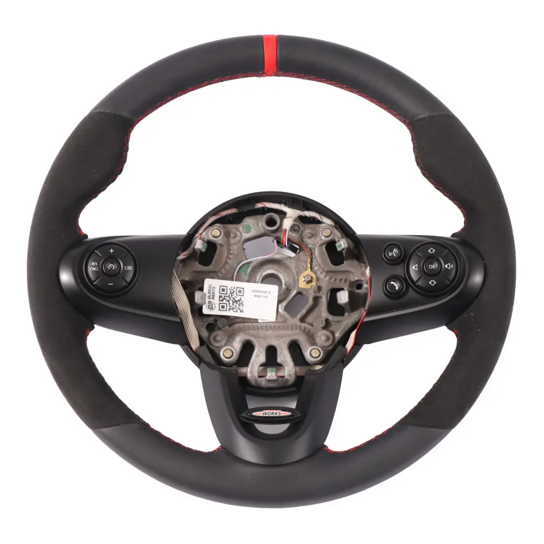 Kierownica Sport NOWA Czarna Skóra Alkantara do Mini Cooper S JCW F55 F56 F60 o numerze 6996048 Mini Cooper S JCW F55 F56 F60 Kierownica Sport NOWA Czarna Skóra Alkantara - SKU 6996048-2 - Numer Części 6996048