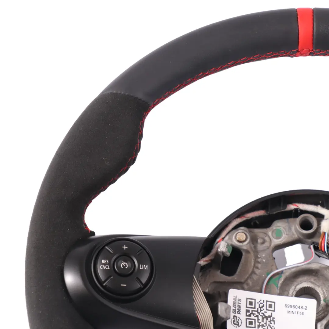 Kierownica Sport NOWA Czarna Skóra Alkantara do Mini Cooper S JCW F55 F56 F60 o numerze 6996048 Mini Cooper S JCW F55 F56 F60 Kierownica Sport NOWA Czarna Skóra Alkantara - SKU 6996048-2 - Numer Części 6996048