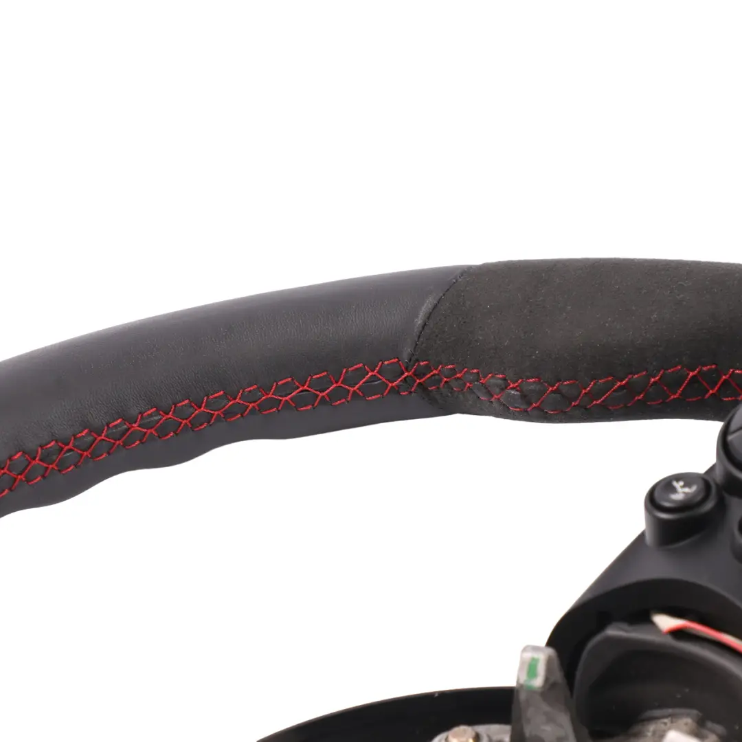 Leather Alcantara Sport Steering Wheel to Mini Cooper S JCW F55 F56 F60 NEW Black with Part number 6996048 Mini Cooper S JCW F55 F56 F60 NEW Black Leather Alcantara Sport Steering Wheel - SKU 6996048-2 - Part number 6996048