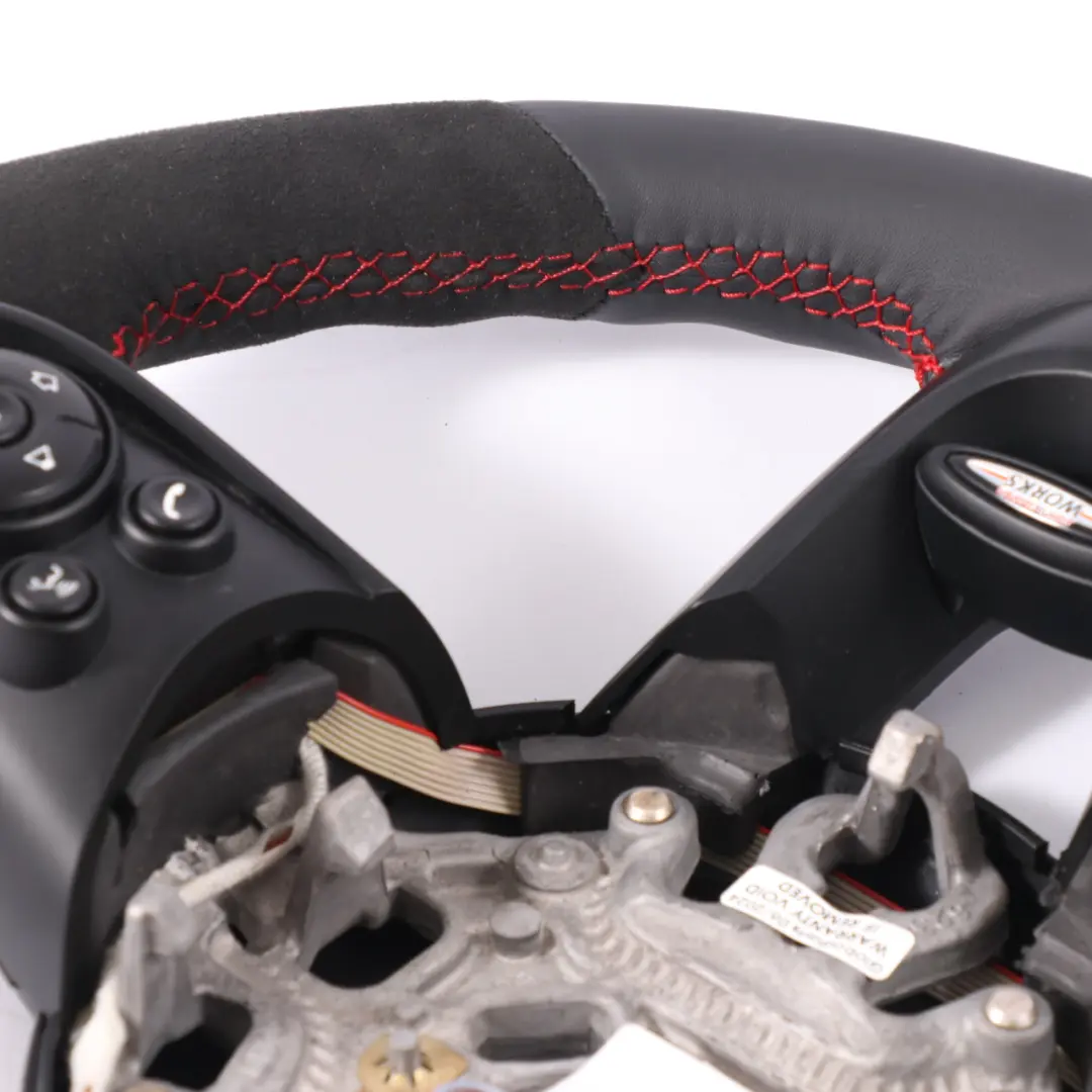 NUOVO Nero / Alcantara Pelle Sportivo Pagaie per Volante Mini Cooper S JCW F55 F56 con numero di parte 6996049 Volante Mini Cooper S JCW F55 F56 NUOVO Nero / Alcantara Pelle Sportivo Pagaie - SKU 6996049-1 - Numero di parte 6996049