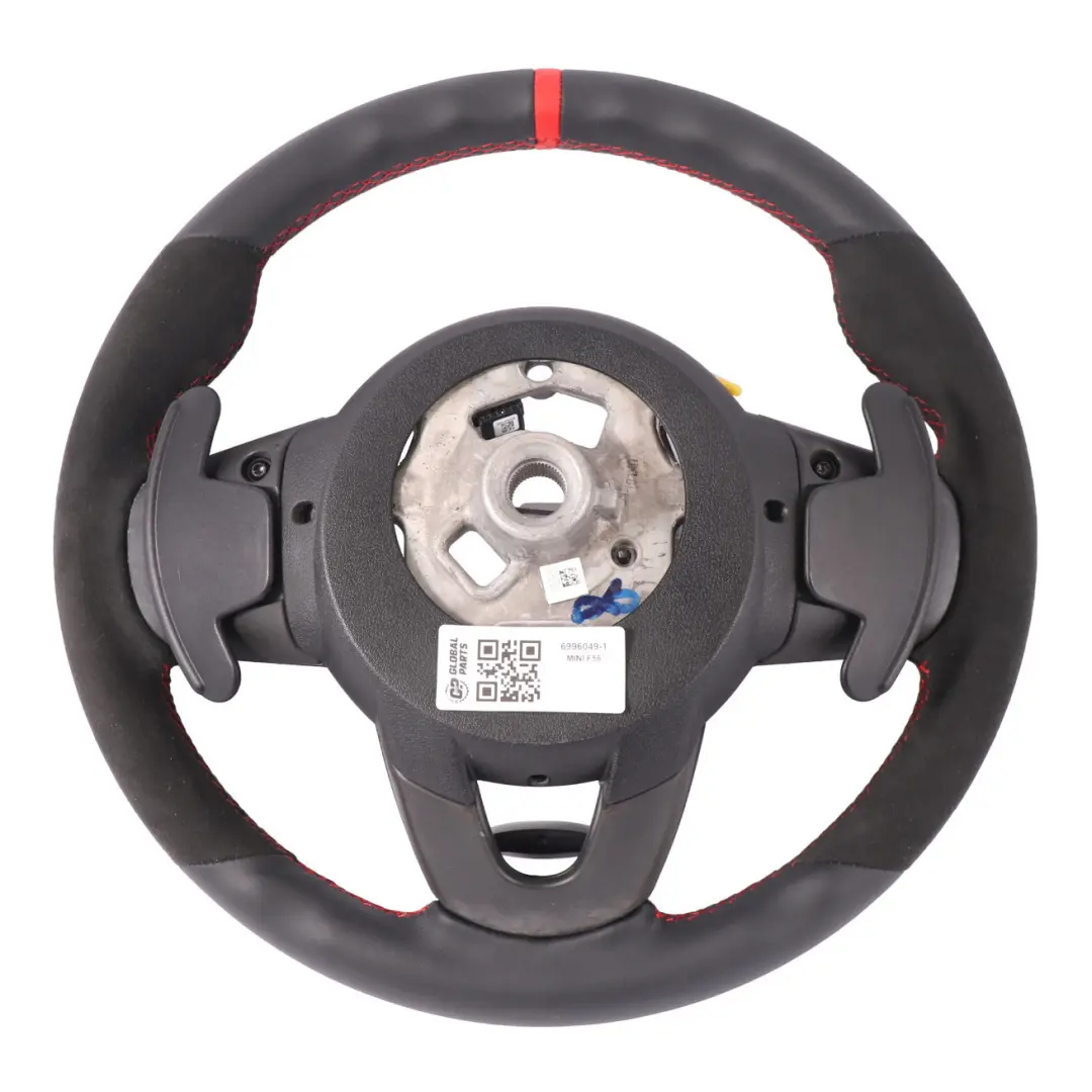 NUOVO Nero / Alcantara Pelle Sportivo Pagaie per Volante Mini Cooper S JCW F55 F56 con numero di parte 6996049 Volante Mini Cooper S JCW F55 F56 NUOVO Nero / Alcantara Pelle Sportivo Pagaie - SKU 6996049-1 - Numero di parte 6996049