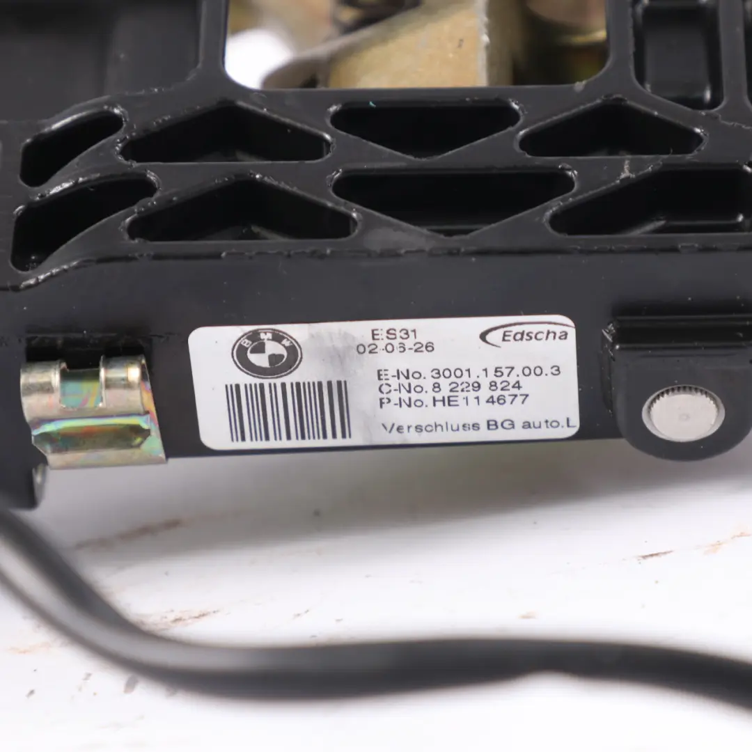 BMW 3 E46 Convertible Folding Roof Top Lock Mechanism Left N/S - SKU 7031361 - Part number 7031361