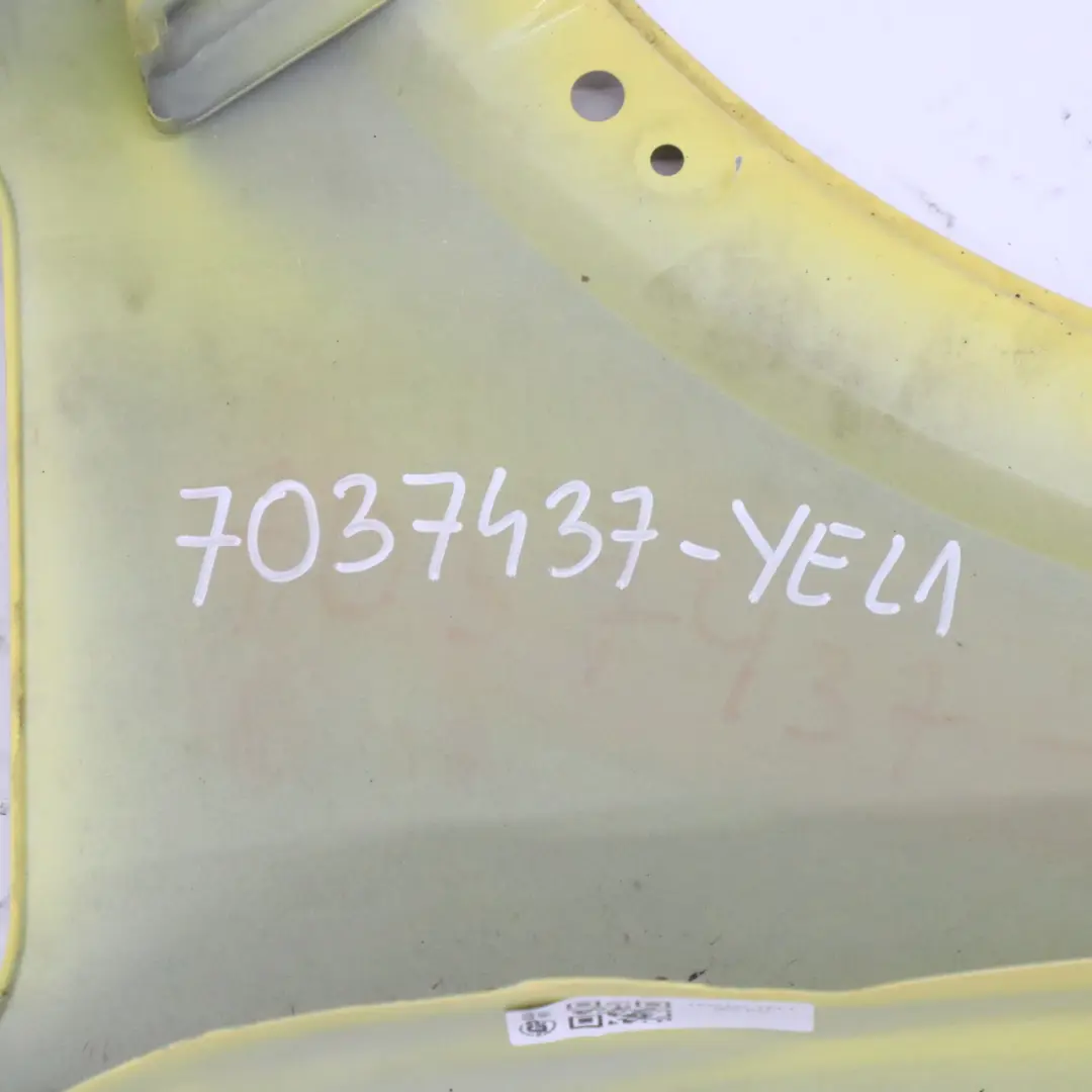 Front Left N/S Side Wing Panel Fender Liquid Yellow - 902 to Mini R50 R52 R53 with Part number 7037437 Mini R50 R52 R53 Front Left N/S Side Wing Panel Fender Liquid Yellow - 902 - SKU 7037437-YEL1 - Part number 7037437
