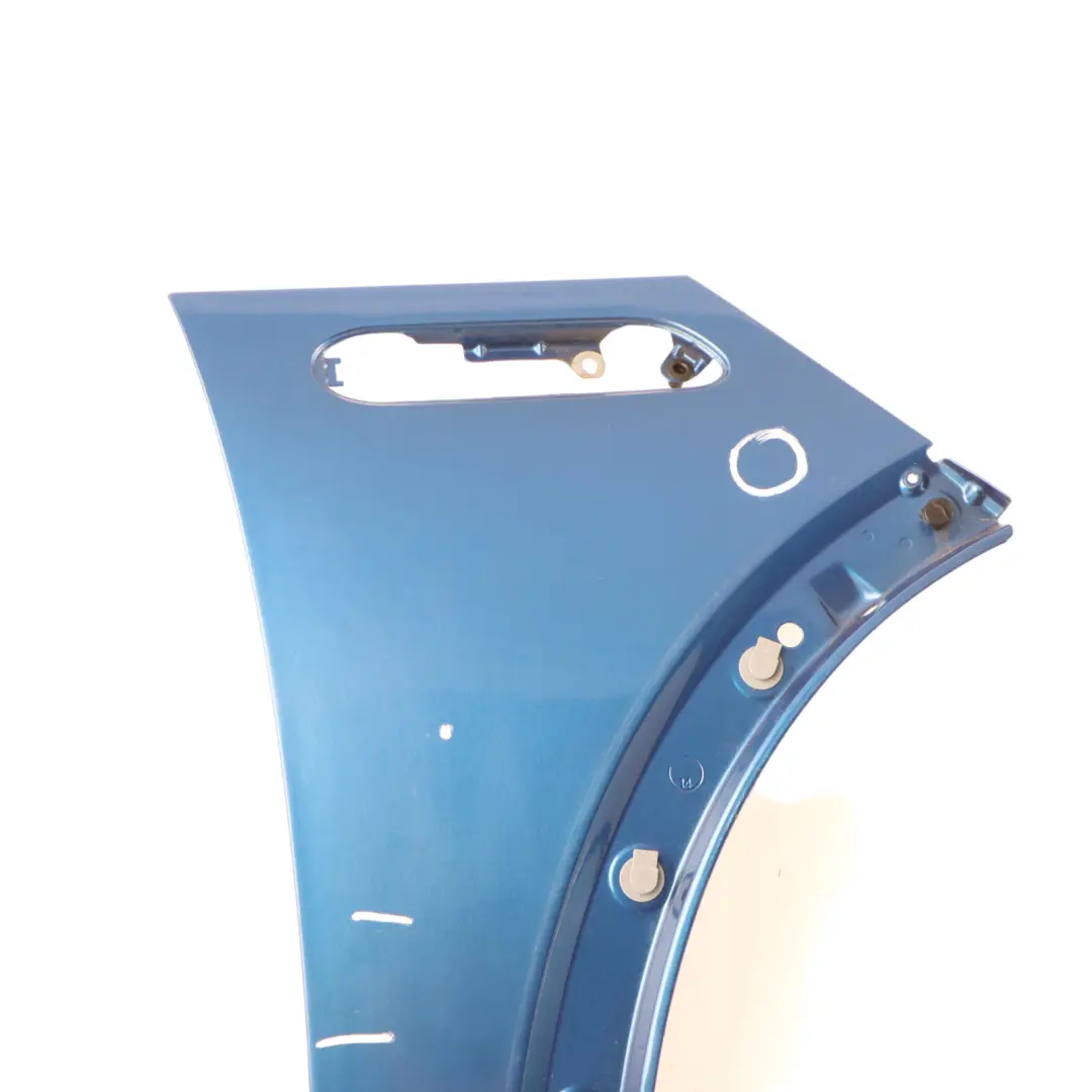 Wing Mini R50 R52 Front Right O/S Fender Panel Hyper Blue Metallic - A28 to with Part number 7037438 Wing Mini R50 R52 Front Right O/S Fender Panel Hyper Blue Metallic - A28 - SKU 7037438-HYB2 - Part number 7037438