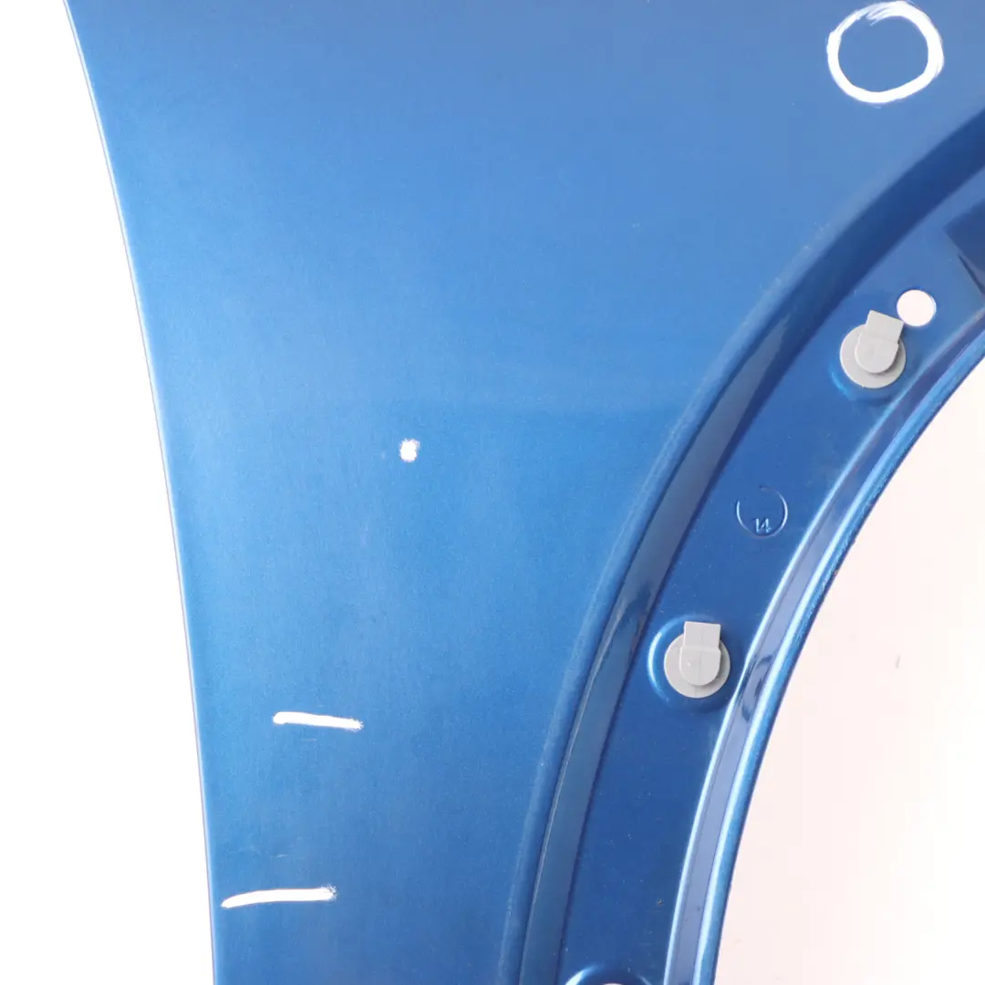 Wing Mini R50 R52 Front Right O/S Fender Panel Hyper Blue Metallic - A28 to with Part number 7037438 Wing Mini R50 R52 Front Right O/S Fender Panel Hyper Blue Metallic - A28 - SKU 7037438-HYB2 - Part number 7037438