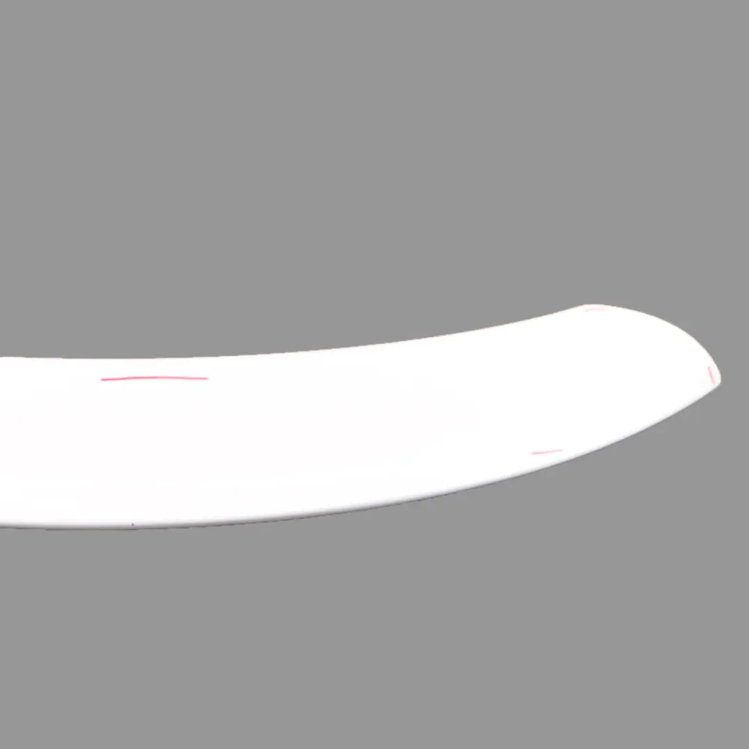 Spoiler Mini Cooper S R53 3 Boot Tailgate Trim Panel White to Rear with Part number 7061608 Rear Spoiler Mini Cooper S R53 3 Boot Tailgate Trim Panel White - SKU 7061608-WHI2 - Part number 7061608