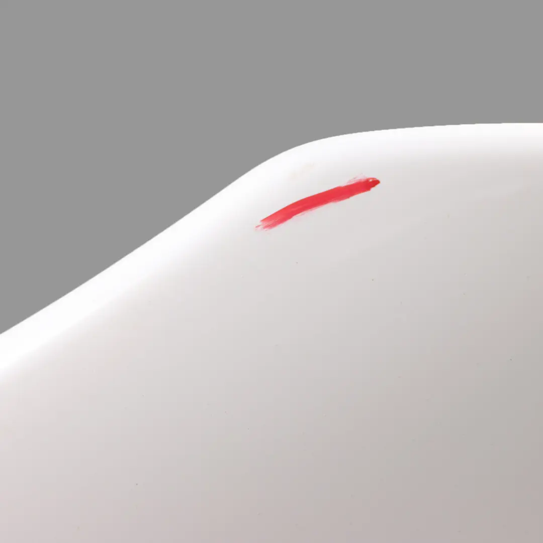 Spoiler Mini Cooper S R53 3 Boot Tailgate Trim Panel White to Rear with Part number 7061608 Rear Spoiler Mini Cooper S R53 3 Boot Tailgate Trim Panel White - SKU 7061608-WHI2 - Part number 7061608