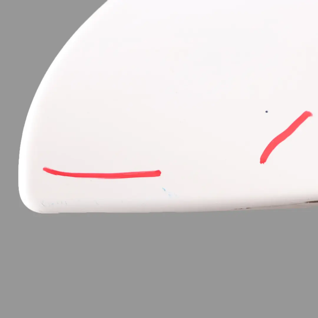 Spoiler Mini Cooper S R53 3 Boot Tailgate Trim Panel White to Rear with Part number 7061608 Rear Spoiler Mini Cooper S R53 3 Boot Tailgate Trim Panel White - SKU 7061608-WHI2 - Part number 7061608