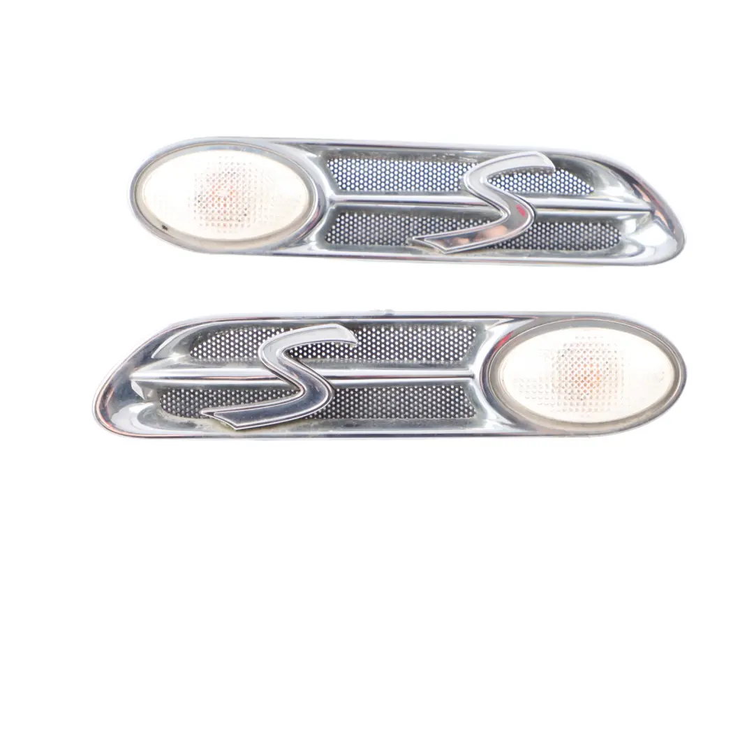 Mini Cooper S R52 R53 Garniture Garde-Boue Avant Gauche Chrome Set - SKU 7114733 / 7114734-1 - Numéro de pièce 7114733
