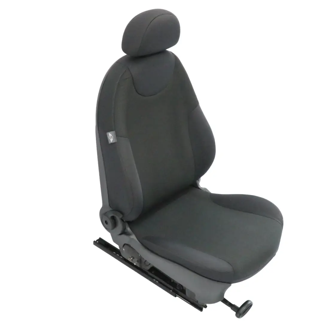 Fotel Lewy Przód Materiał Molette Czarny do Mini Cooper R50 R52 o numerze 7131935 Mini Cooper R50 R52 Fotel Lewy Przód Materiał Molette Czarny - SKU 7131935-1 - Numer Części 7131935